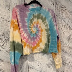 Daydreamer Multicolor Tie-Dye Cropped Top